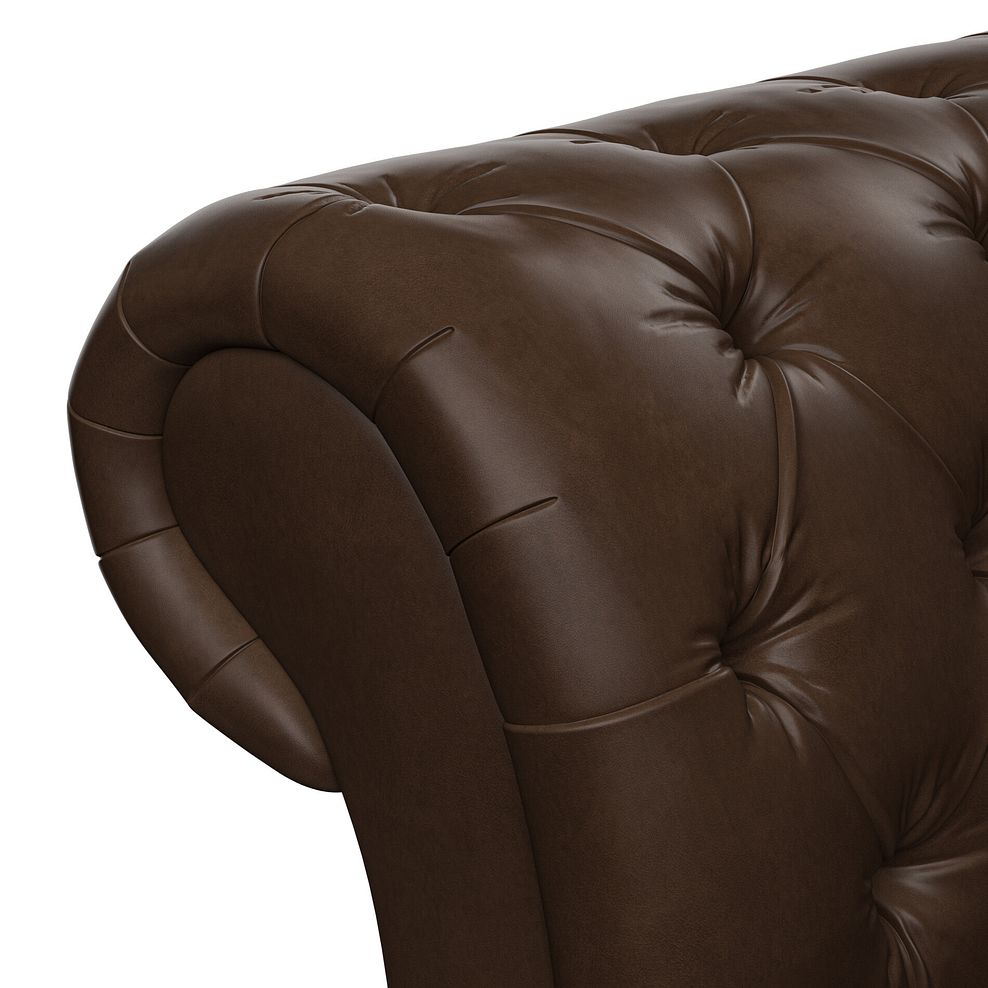 Montgomery 3 Seater Sofa in Dark Brown Leather 6