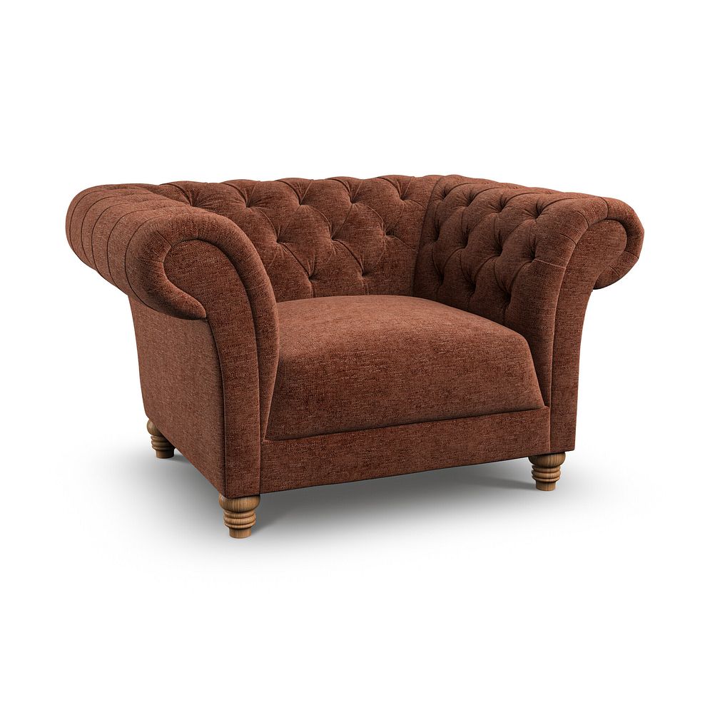 Montgomery Armchair in Arlan Copperwood Fabric 1