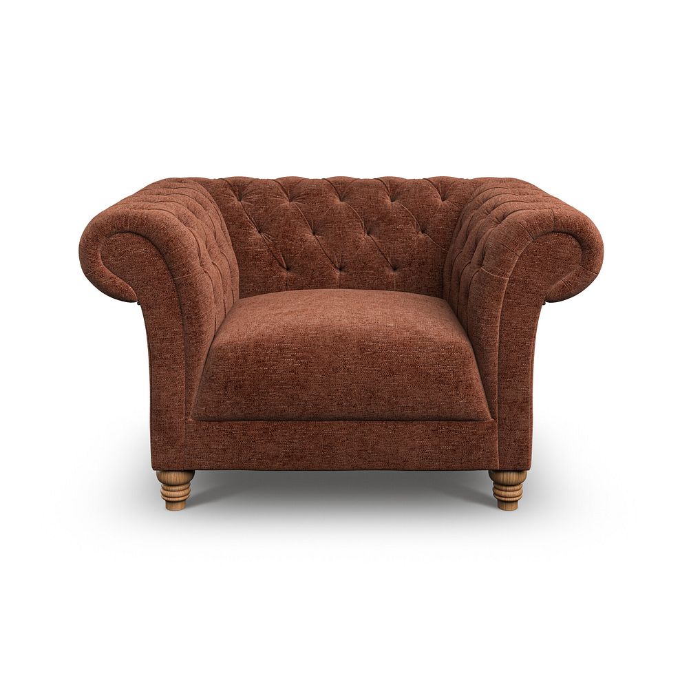 Montgomery Armchair in Arlan Copperwood Fabric 2