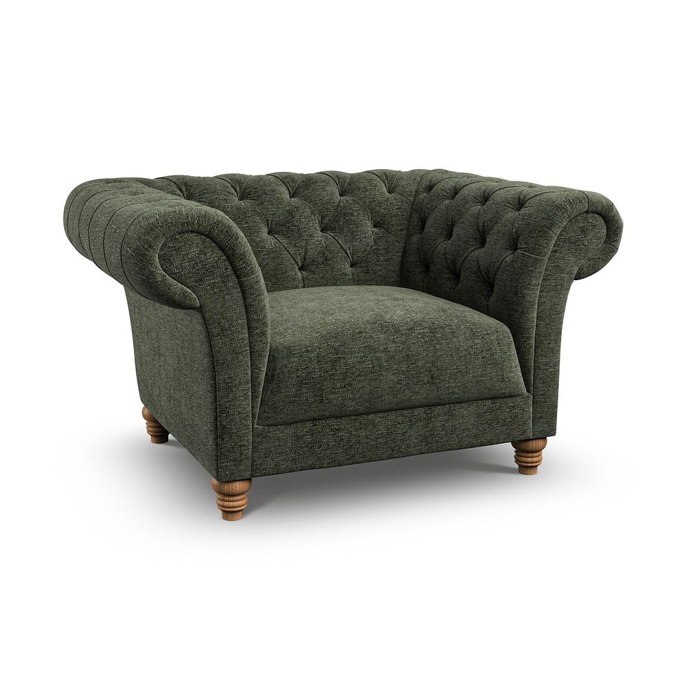 Montgomery Armchair in Arlan Mossy Fabric 1