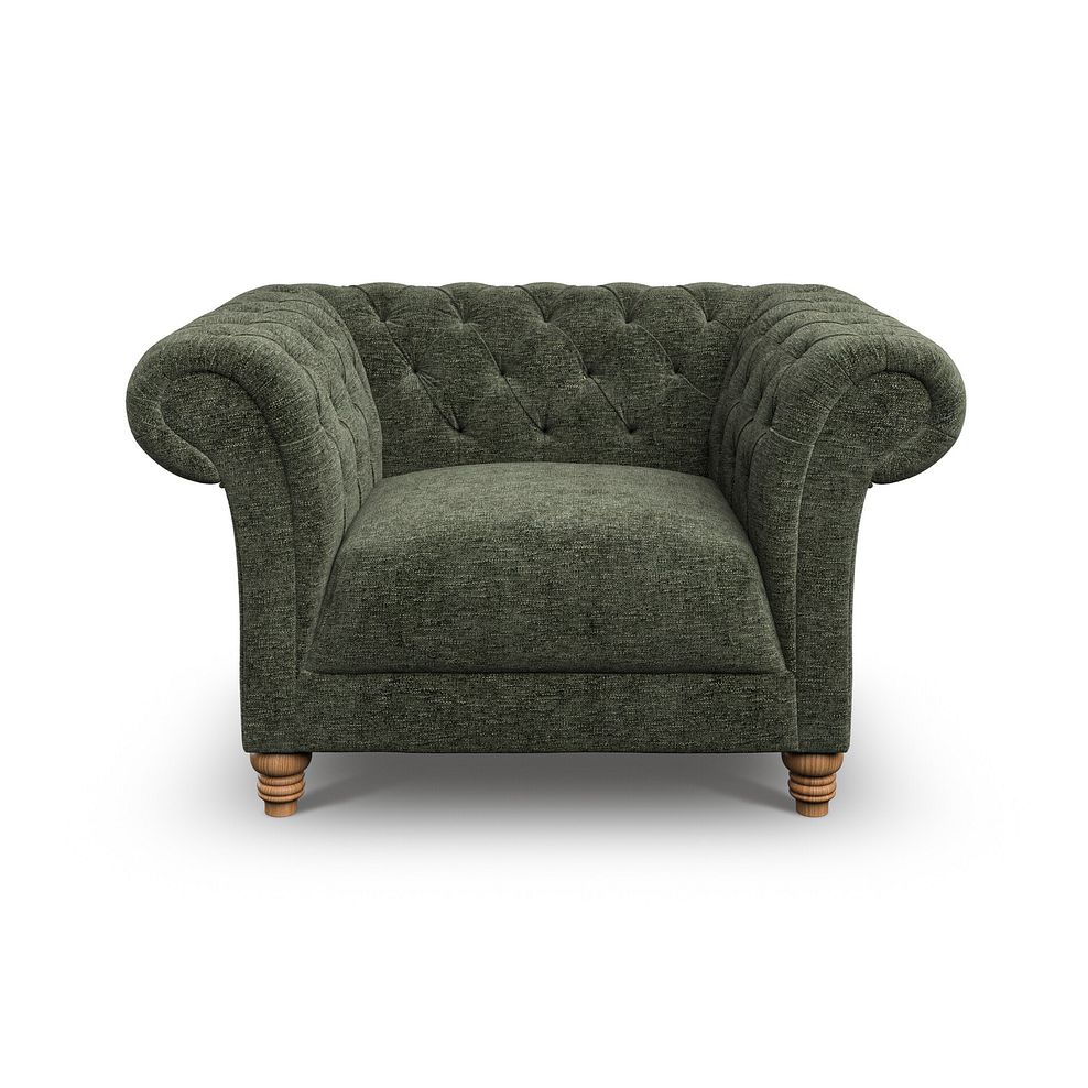 Montgomery Armchair in Arlan Mossy Fabric 2