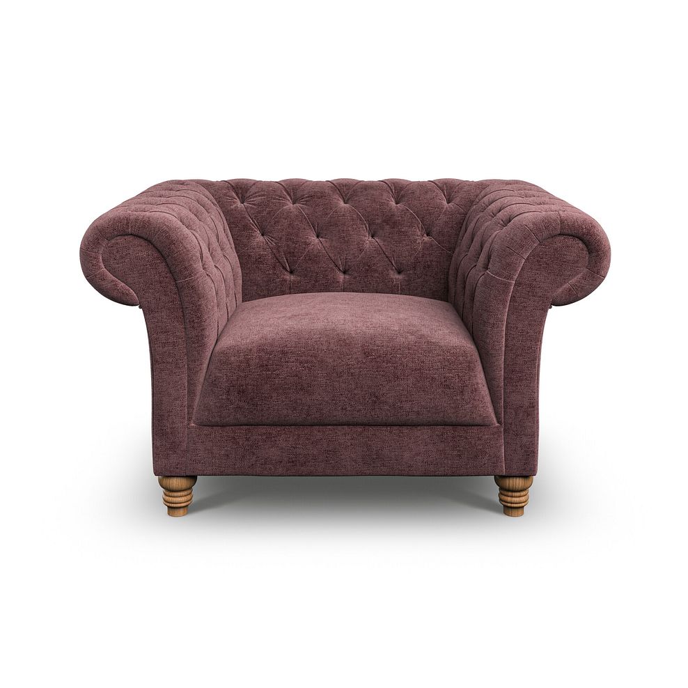 Montgomery Armchair in Arlan Rosewood Fabric 2