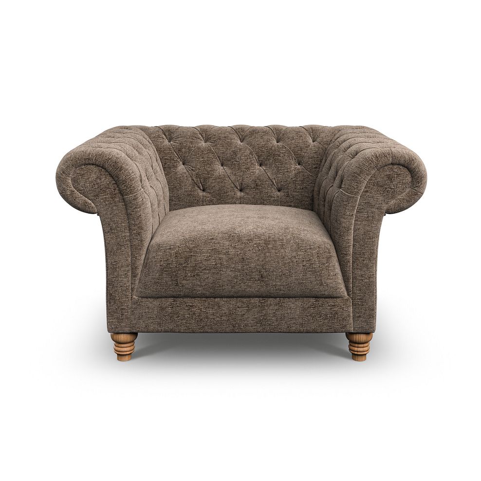 Montgomery Armchair in Arlan Smokestone Fabric 2