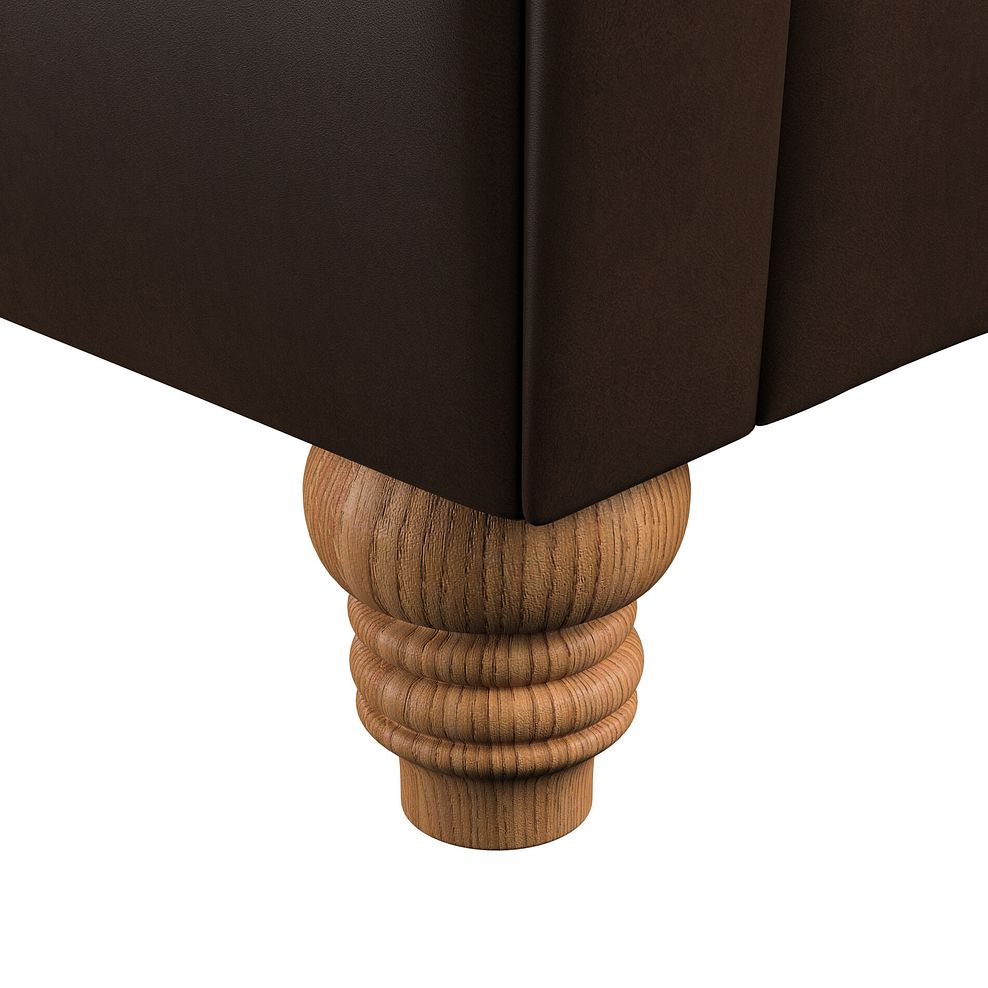 Montgomery Armchair in Dark Brown Leather 8