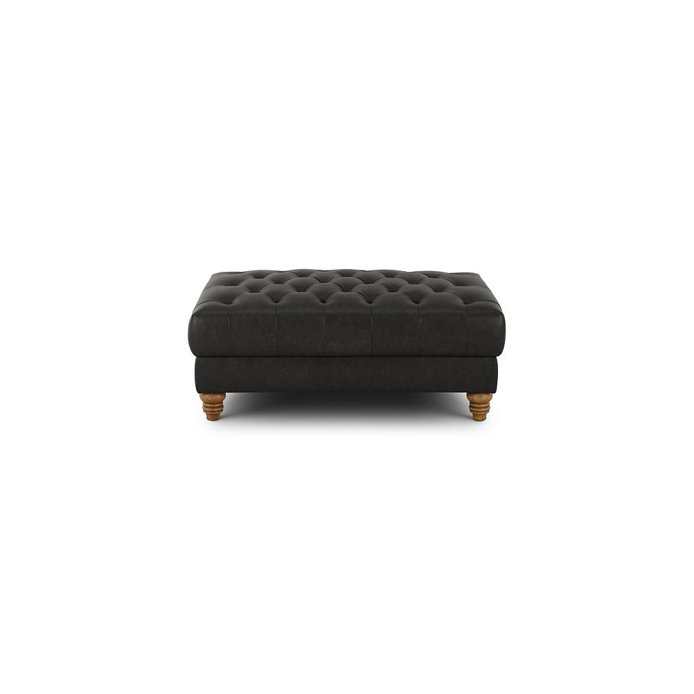 Montgomery Footstool in Ash Leather 2