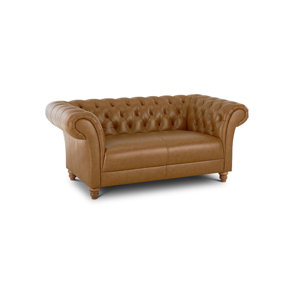 Montgomery 2 Seater Sofa in Brown Leather Thumbnail 1