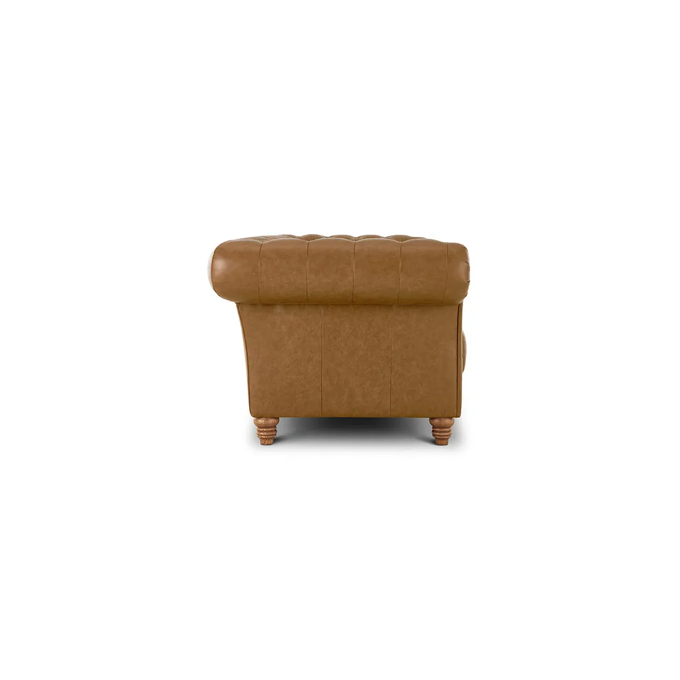 Montgomery 3 Seater Sofa in Brown Leather 4