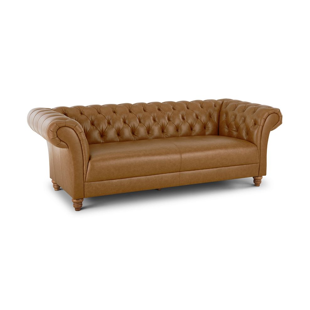 Montgomery 3 Seater Sofa in Brown Leather 1