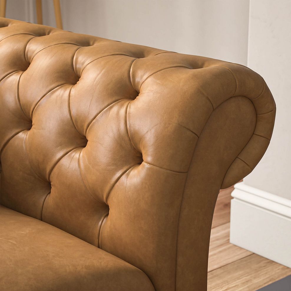 Montgomery 3 Seater Sofa in Brown Leather 3