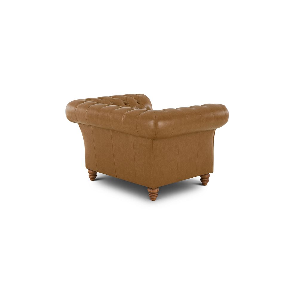 Montgomery Armchair in Brown Leather 3
