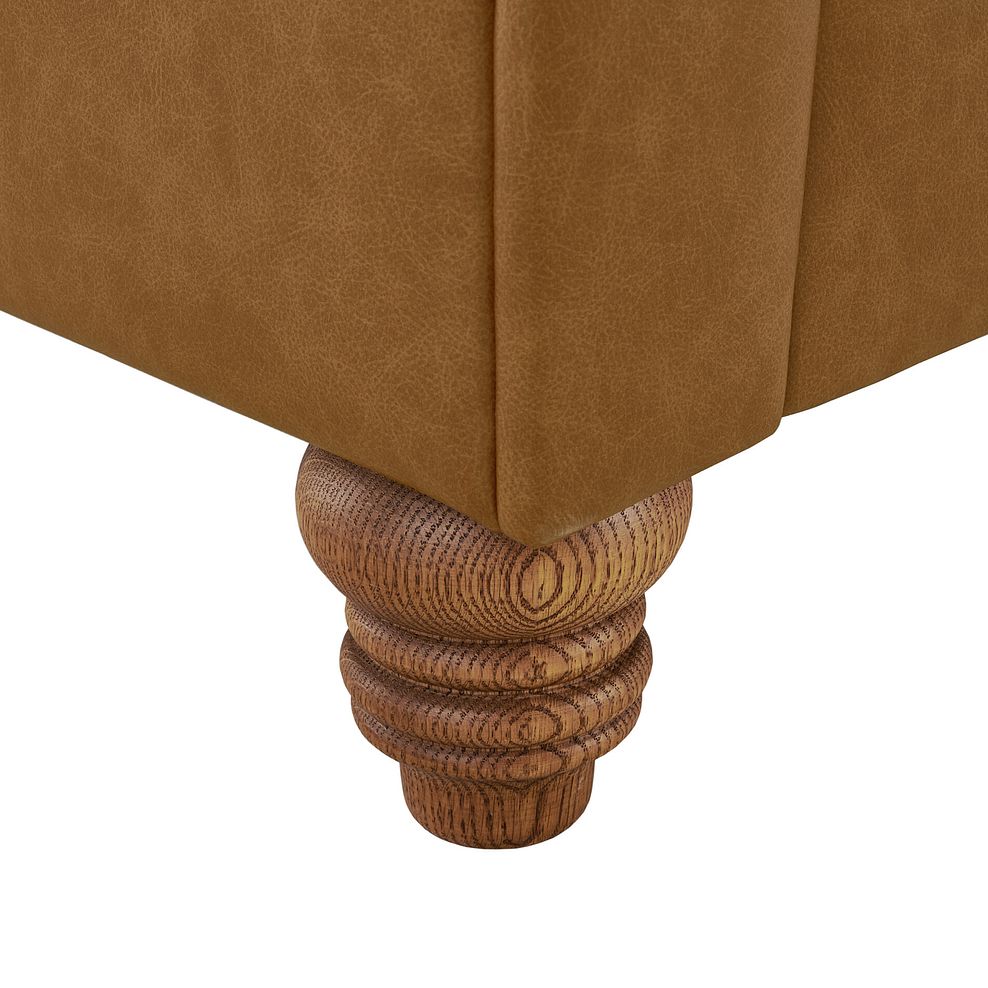 Montgomery Armchair in Brown Leather Thumbnail 5