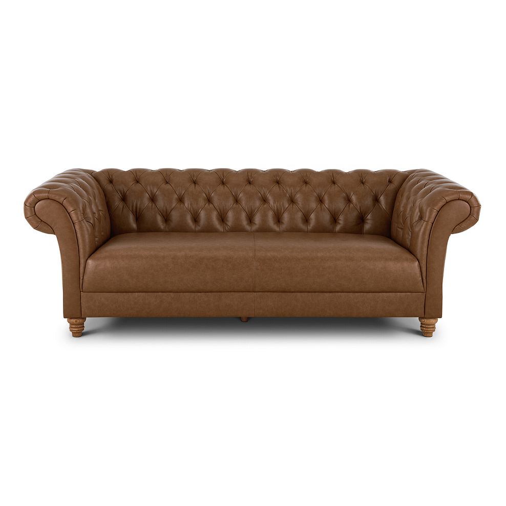 Montgomery 3 Seater Sofa in Camel Leather 4
