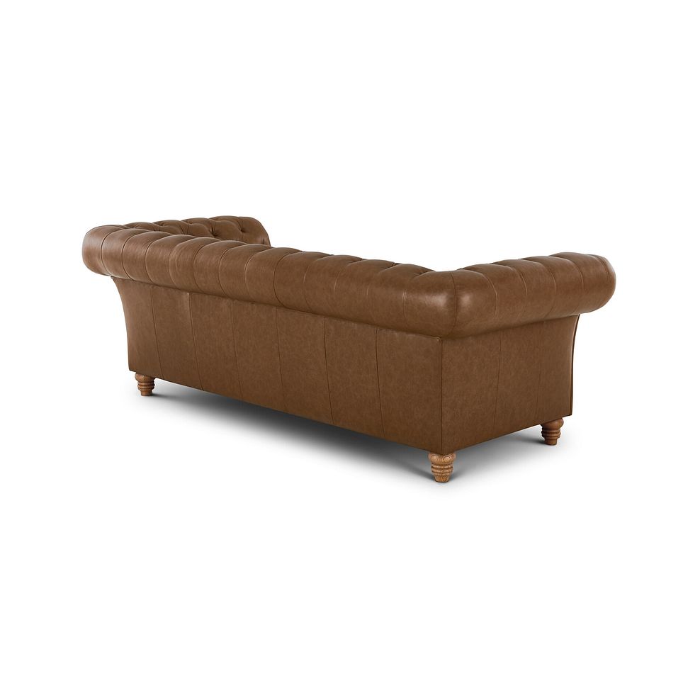 Montgomery 3 Seater Sofa in Camel Leather 5
