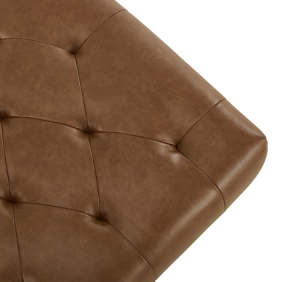 Montgomery Footstool in Camel Leather 6