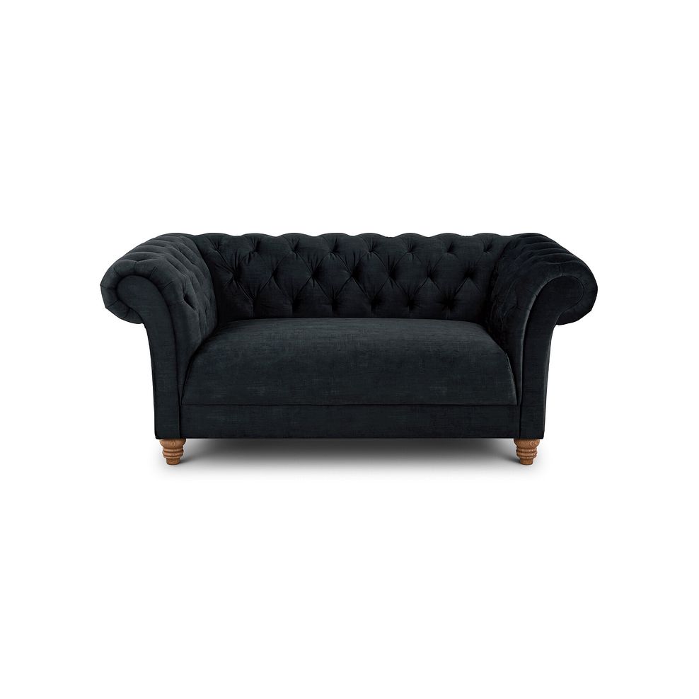 Montgomery 2 Seater Sofa in Charcoal Velvet 2