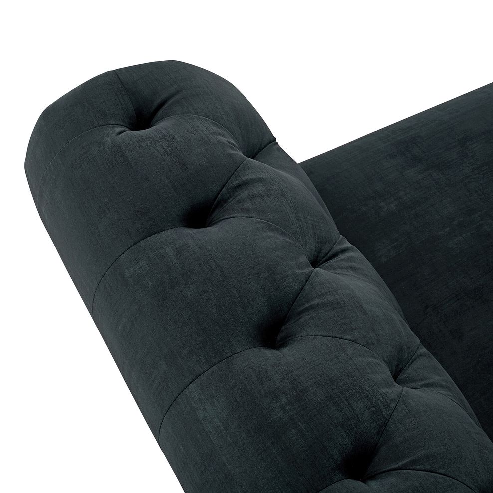 Montgomery 2 Seater Sofa in Charcoal Velvet 7