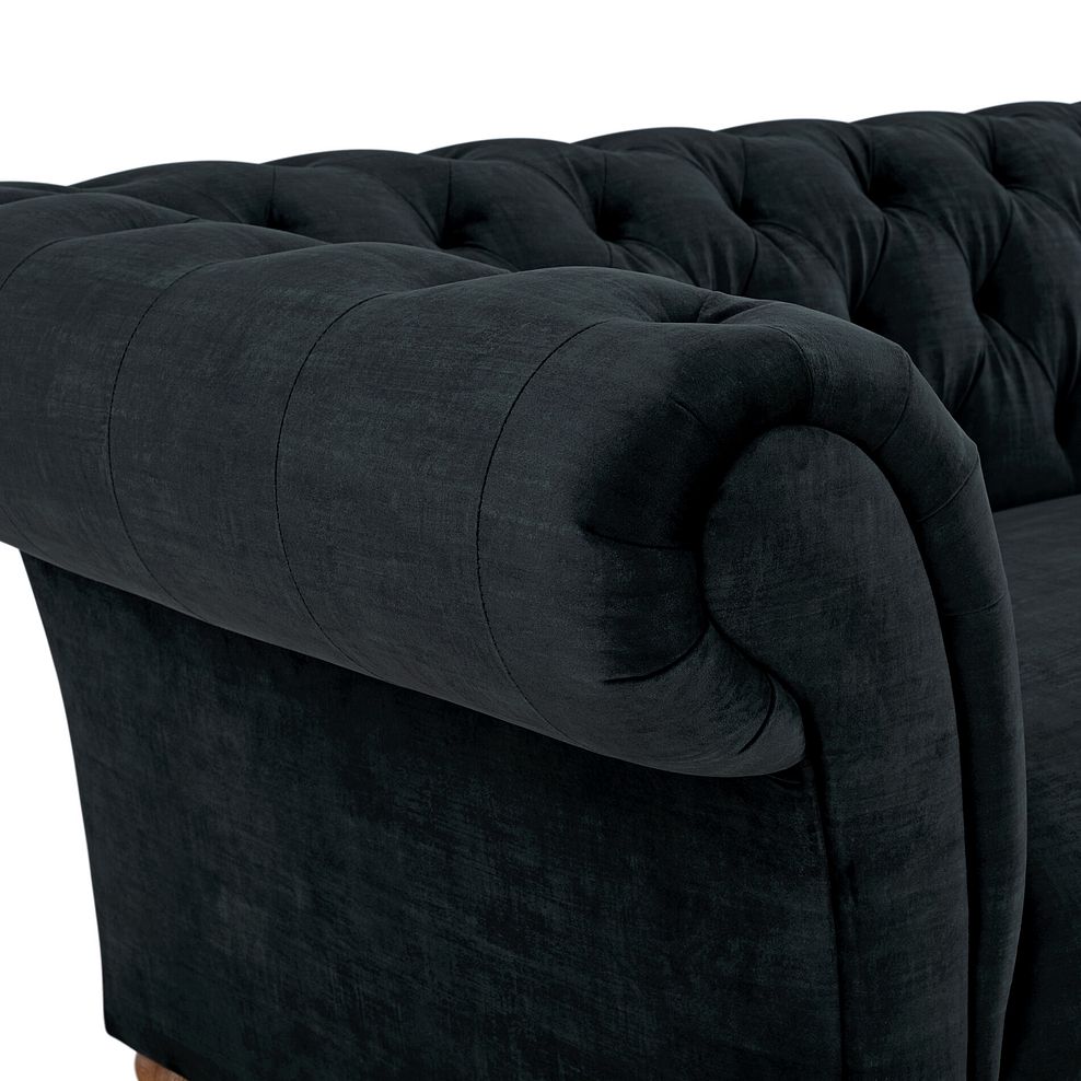 Montgomery 2 Seater Sofa in Charcoal Velvet 8