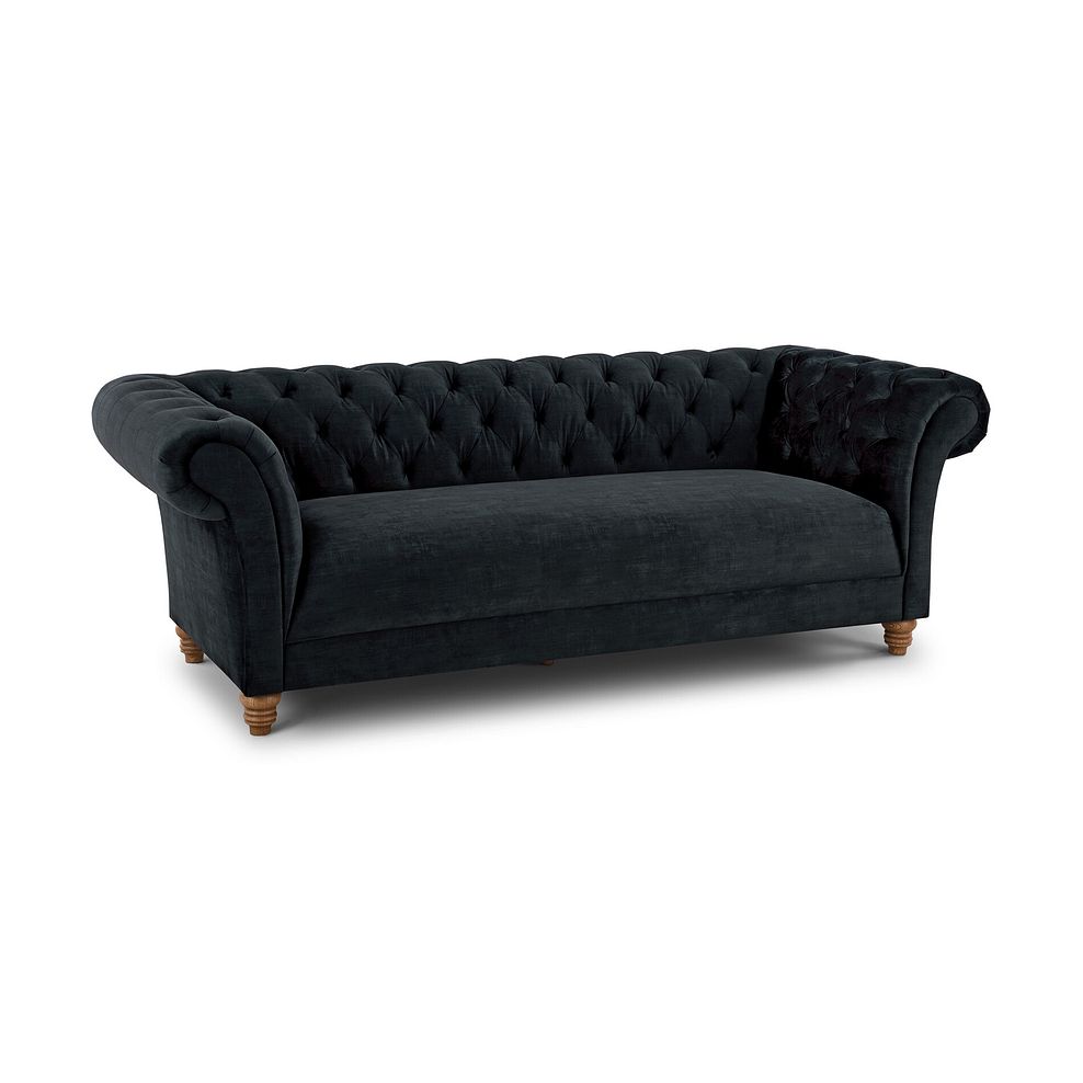 Montgomery 3 Seater Sofa in Charcoal Velvet Thumbnail 1