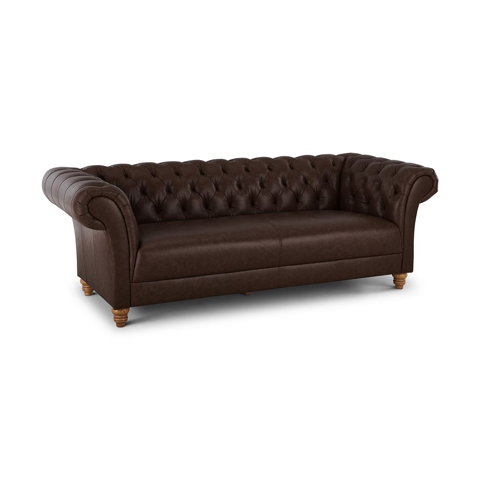 Montgomery 3 Seater Sofa in Cigar Leather 1