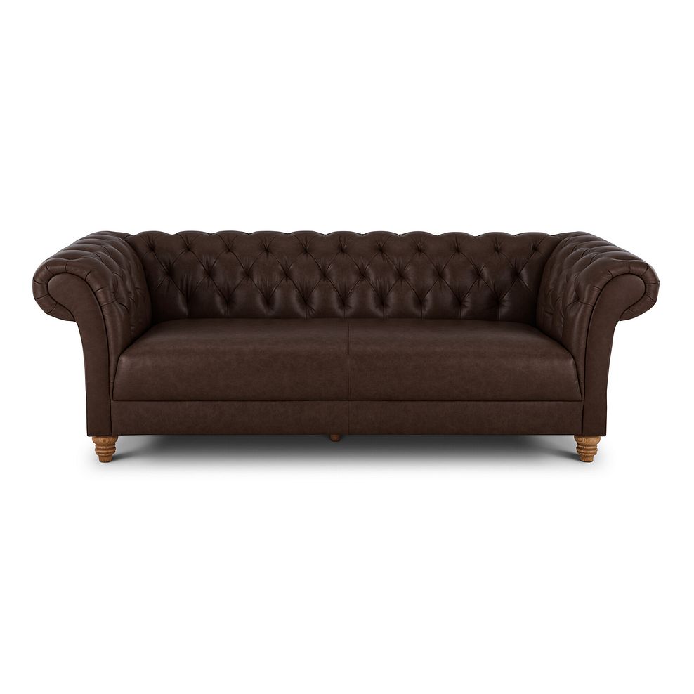 Montgomery 3 Seater Sofa in Cigar Leather 2