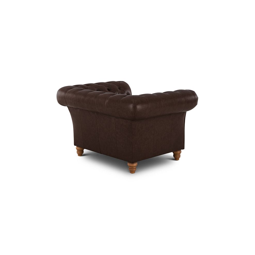 Montgomery Armchair in Cigar Leather 3