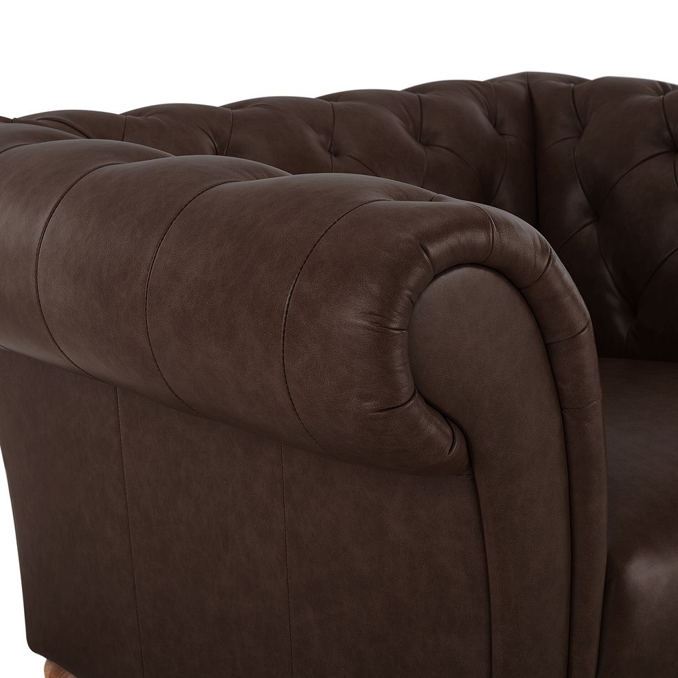 Montgomery Armchair in Cigar Leather 6