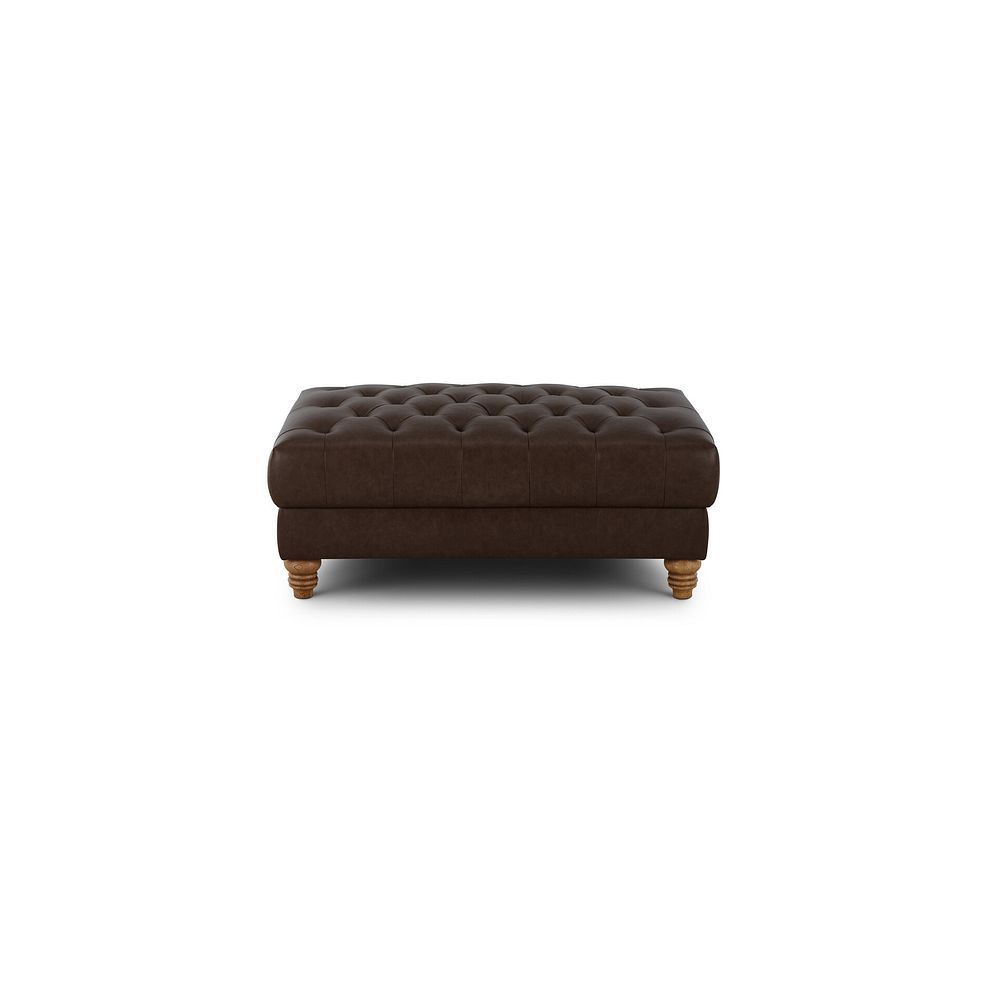 Montgomery Footstool in Cigar Leather Thumbnail 2