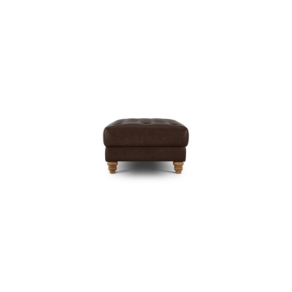 Montgomery Footstool in Cigar Leather 3