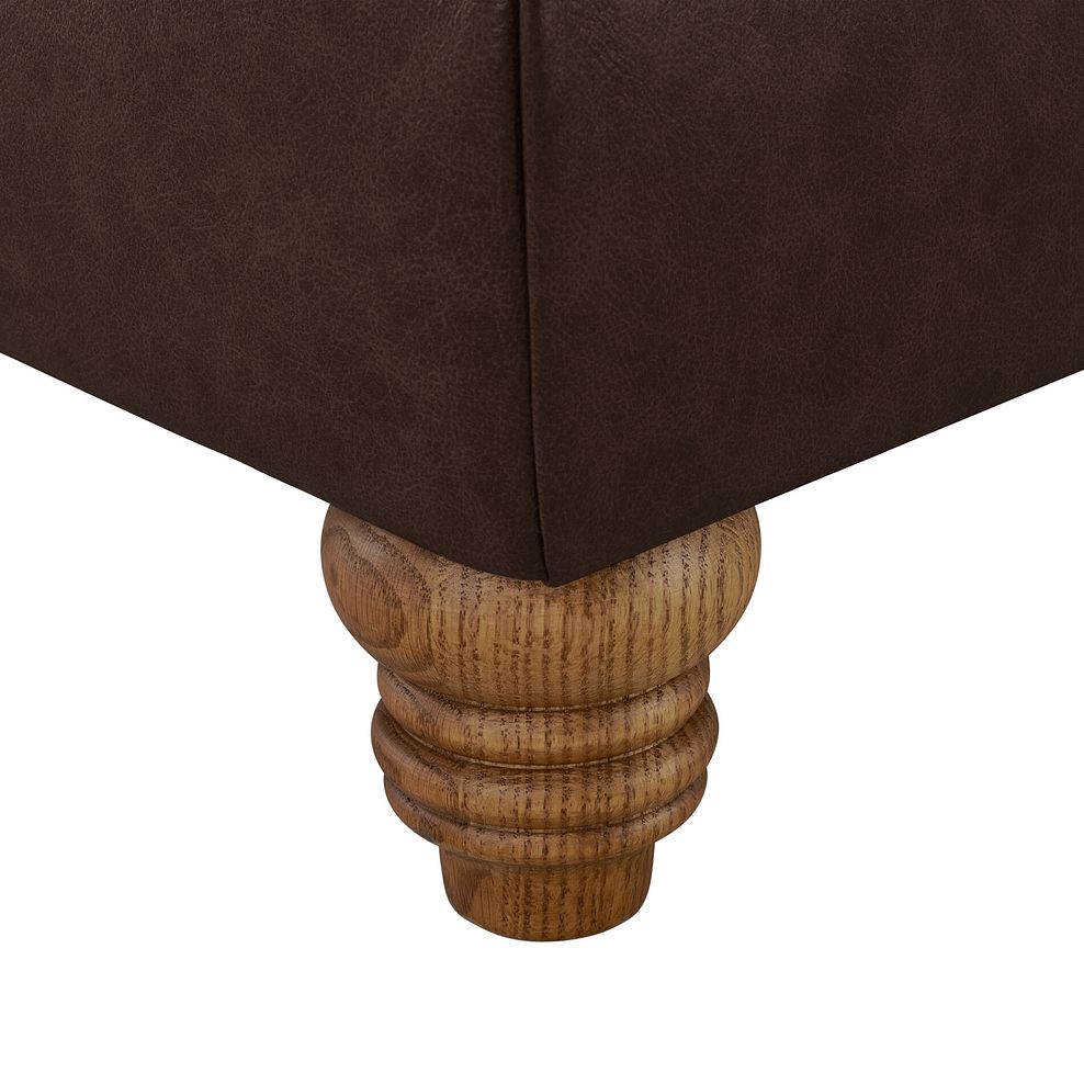 Montgomery Footstool in Cigar Leather 4