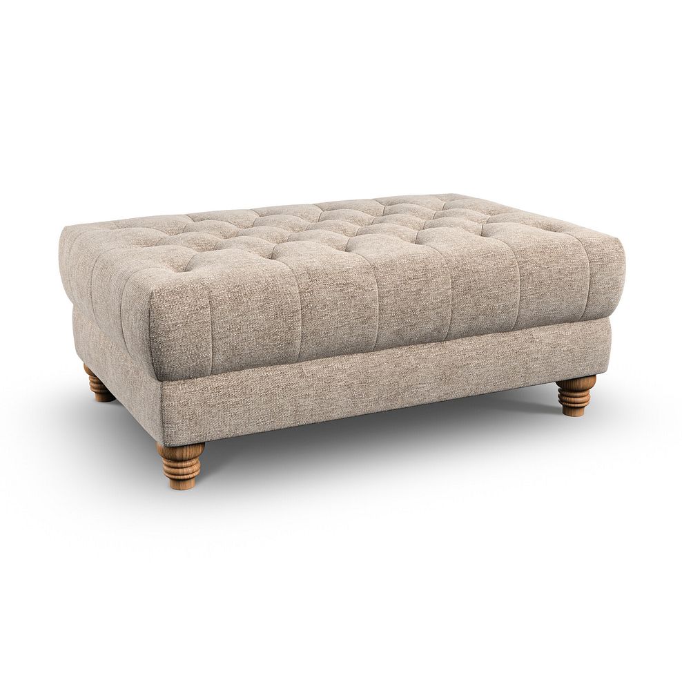 Montgomery Footstool in Arlan Abalone Fabric 1