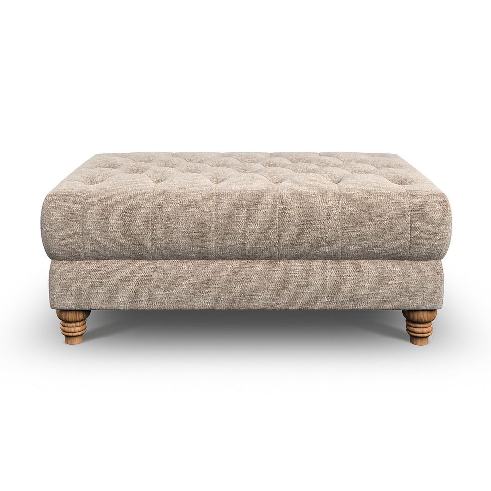Montgomery Footstool in Arlan Abalone Fabric 2