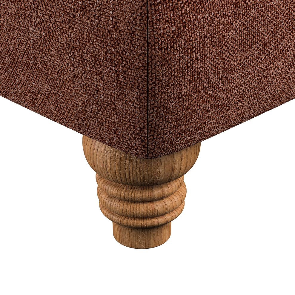Montgomery Footstool in Arlan Copperwood Fabric 6