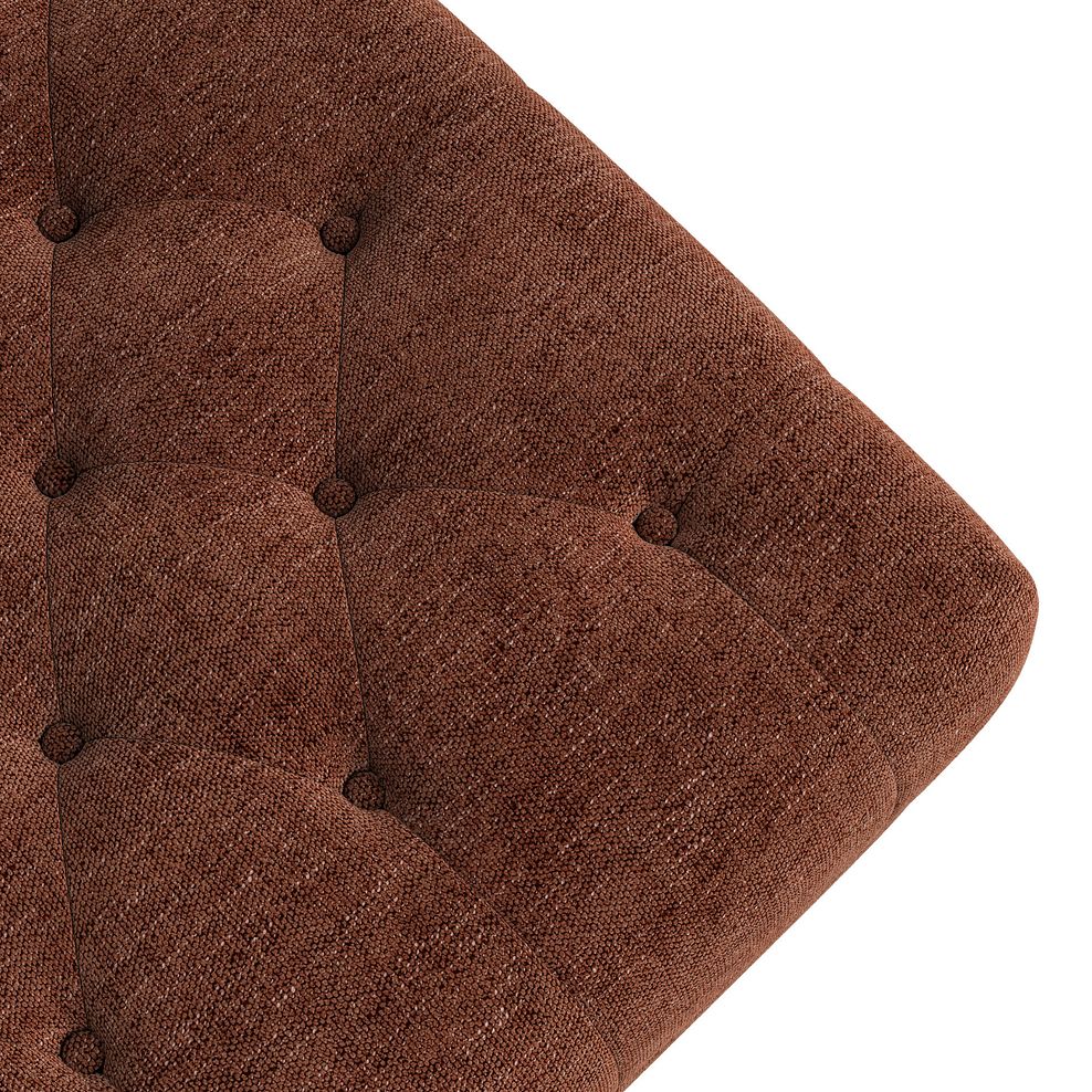 Montgomery Footstool in Arlan Copperwood Fabric 7