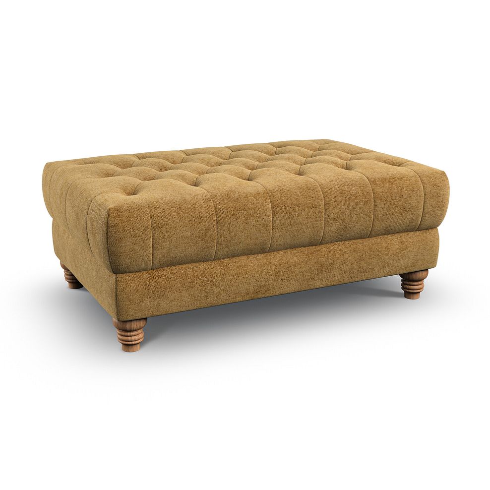 Montgomery Footstool in Arlan Honeycomb Fabric 1