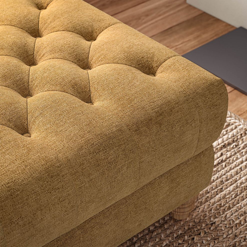 Montgomery Footstool in Arlan Honeycomb Fabric 2