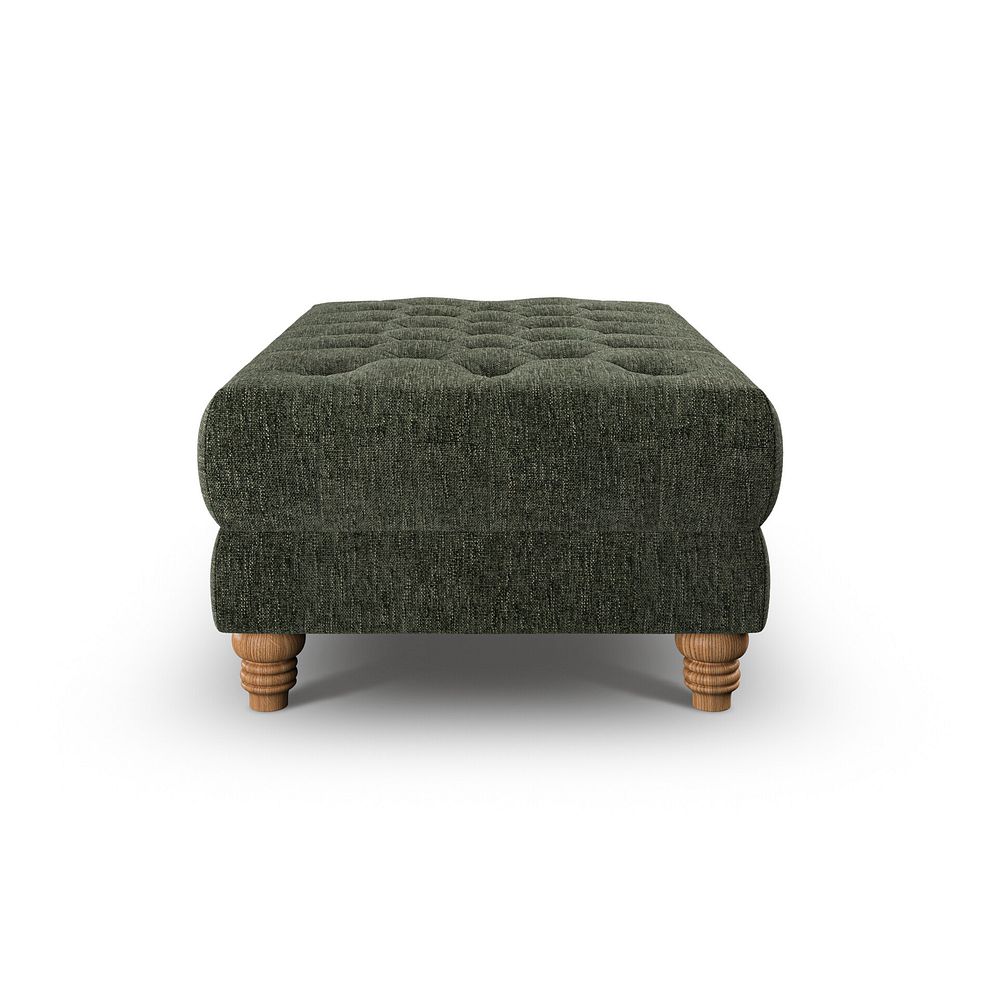 Montgomery Footstool in Arlan Mossy Fabric 5