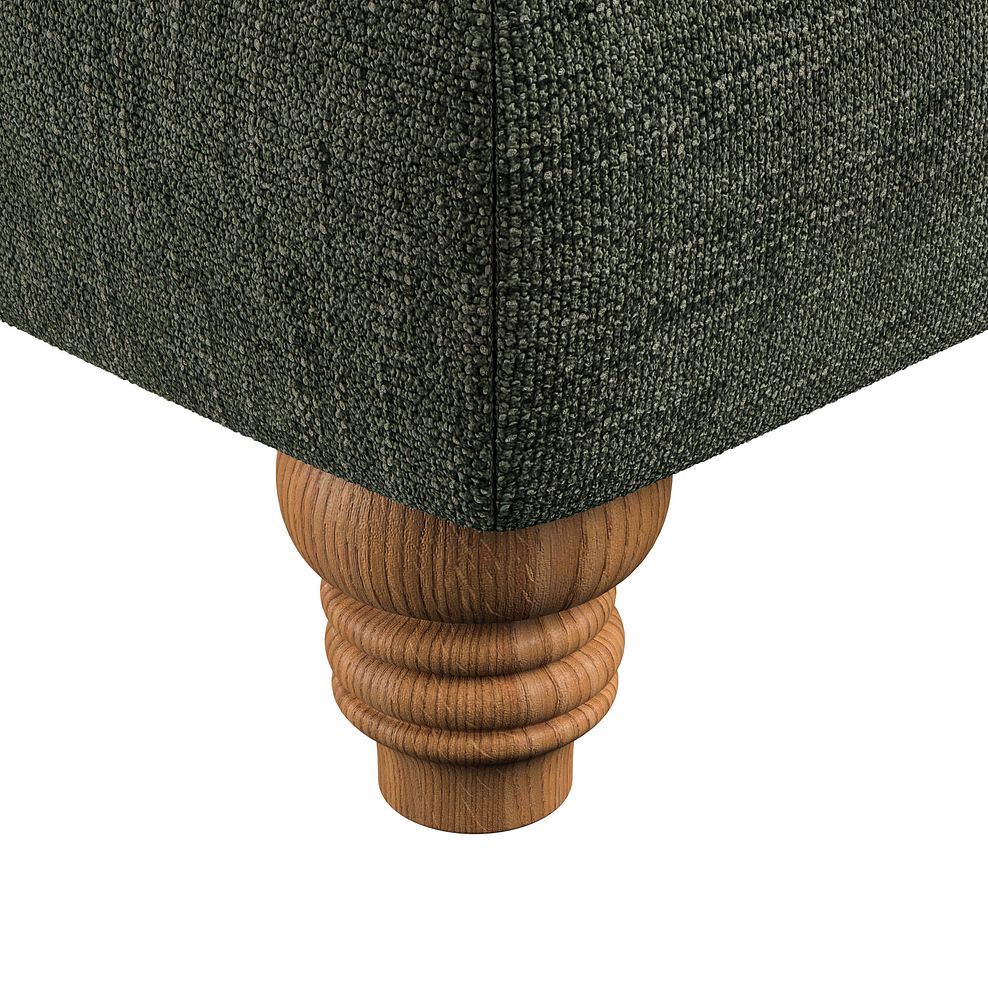 Montgomery Footstool in Arlan Mossy Fabric 6