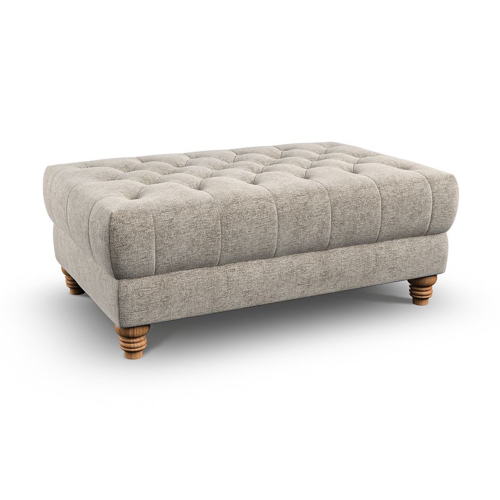 Montgomery Footstool in Arlan Noble Fabric 1