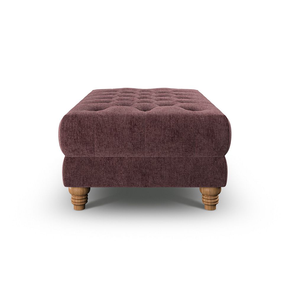 Montgomery Footstool in Arlan Rosewood Fabric 5