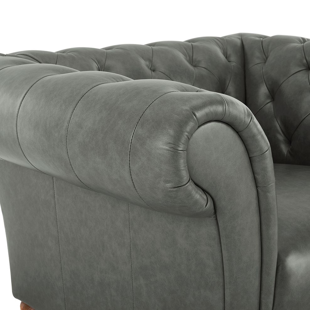 Montgomery Armchair in Grey Leather 6