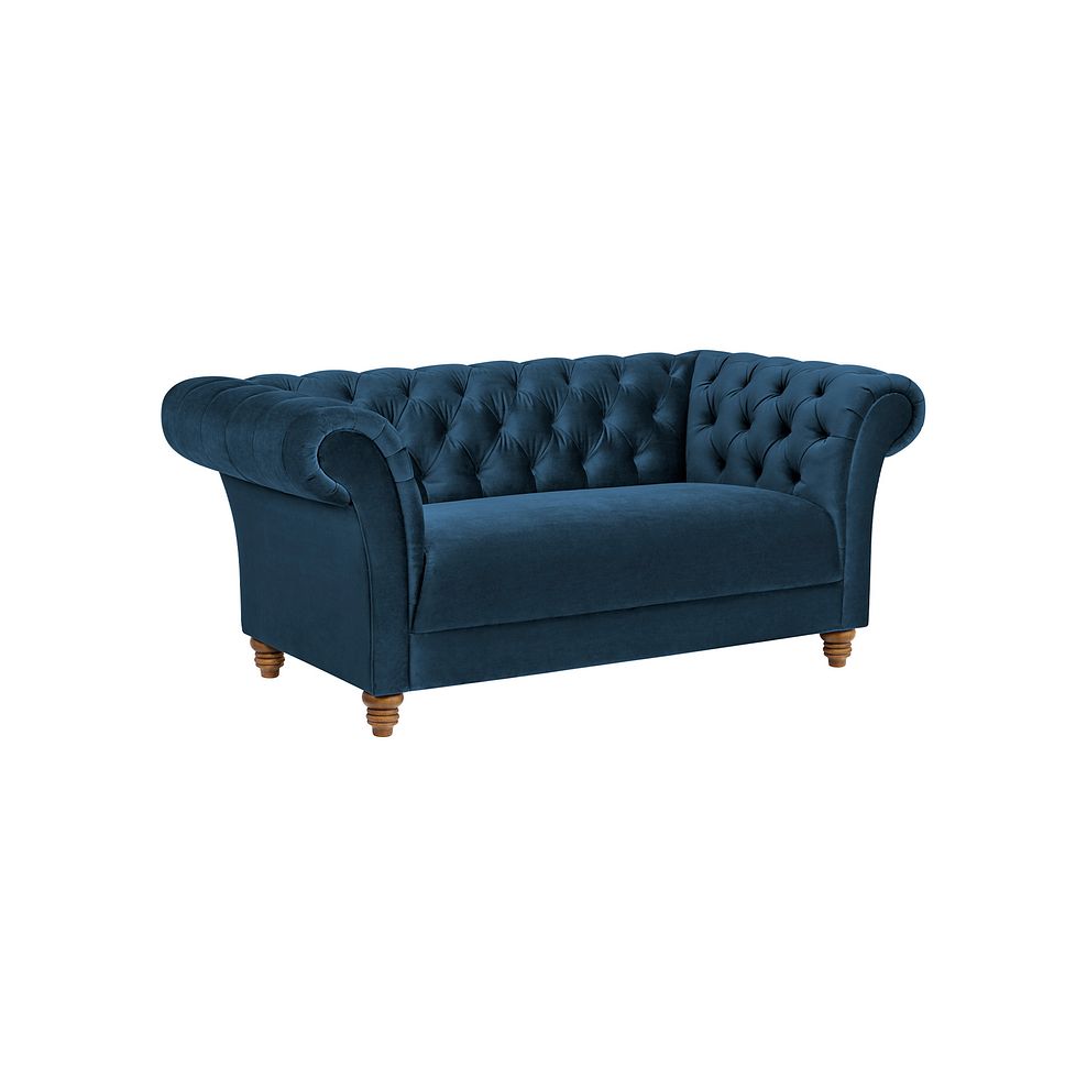 Montgomery 2 Seater Sofa in Indigo Velvet 1