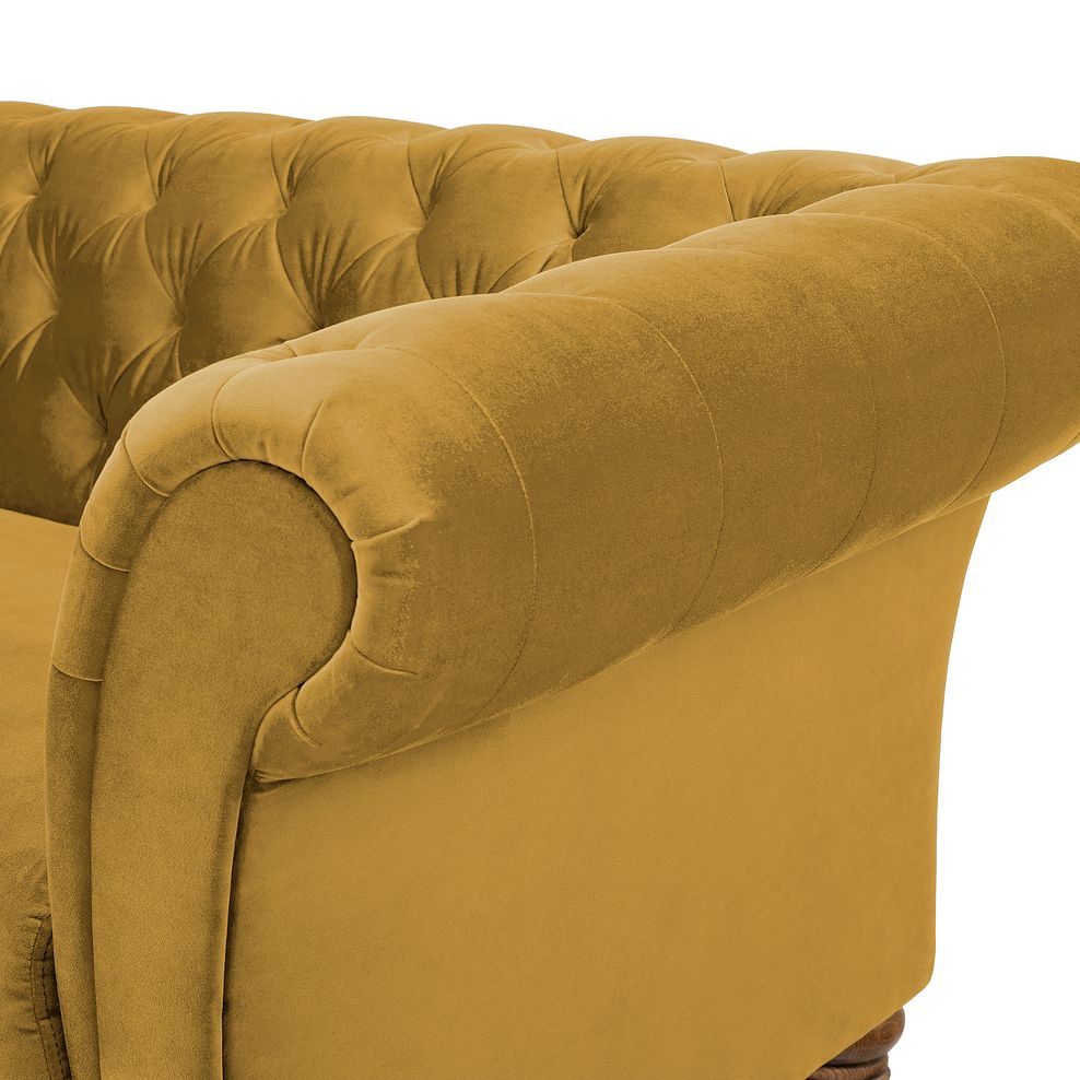 Montgomery 3 Seater Sofa in  Mustard Velvet 8