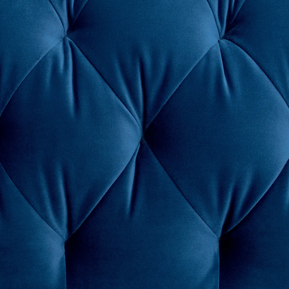 Montgomery 3 Seater Sofa in Navy Velvet 7