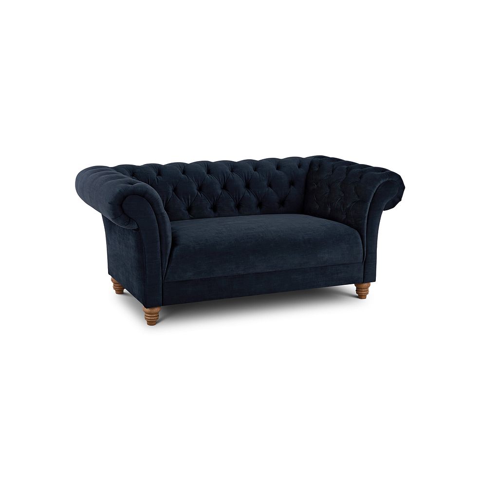 Montgomery 2 Seater Sofa in Royal Blue Velvet 1