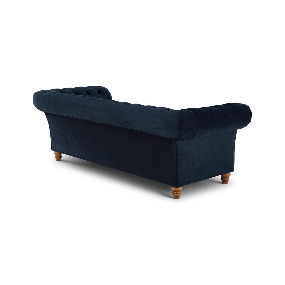 Montgomery 3 Seater Sofa in Royal Blue Velvet Thumbnail 3
