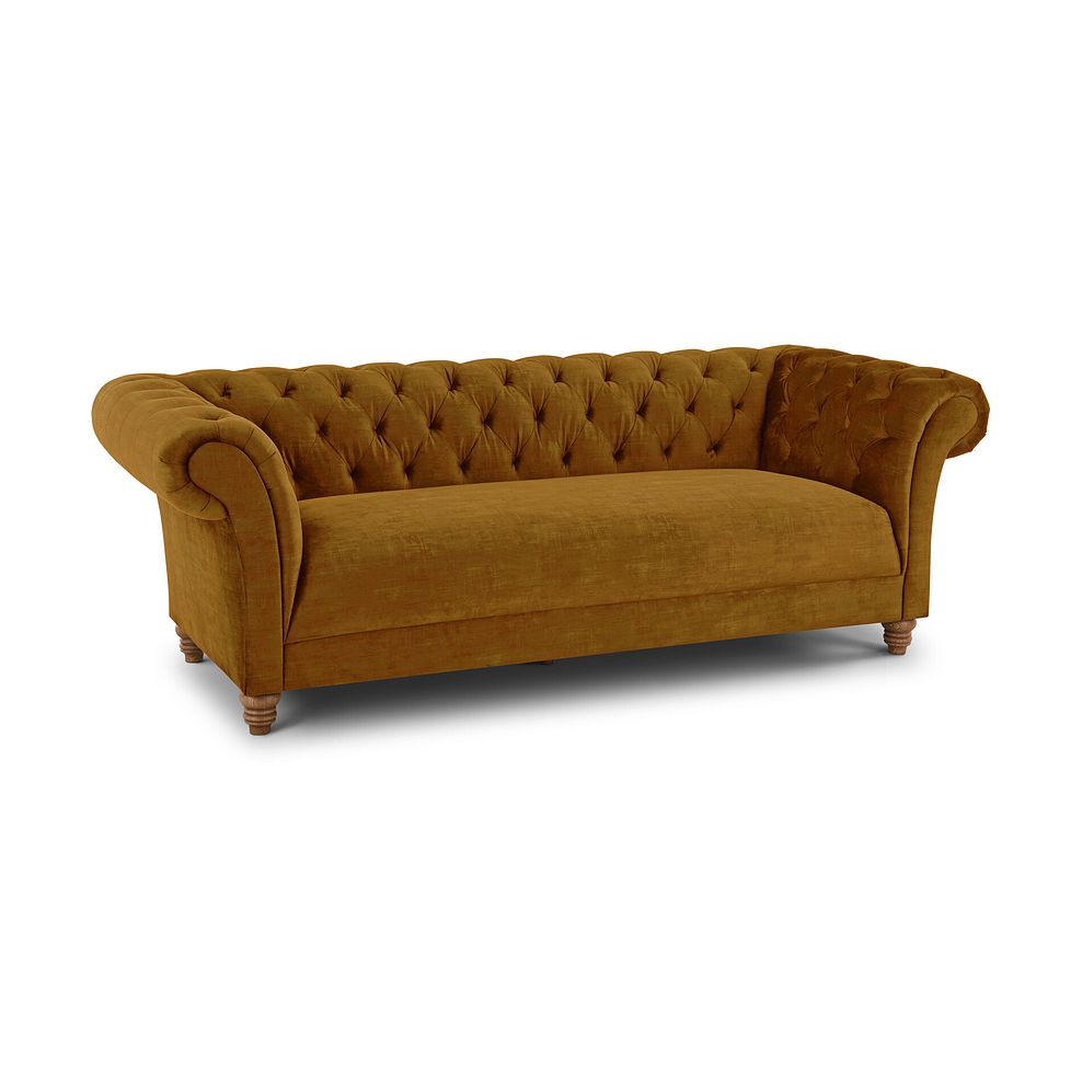 Montgomery 3 Seater Sofa in Saffron Velvet