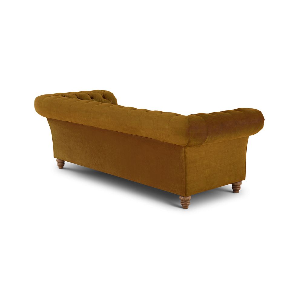 Montgomery 3 Seater Sofa in Saffron Velvet 3