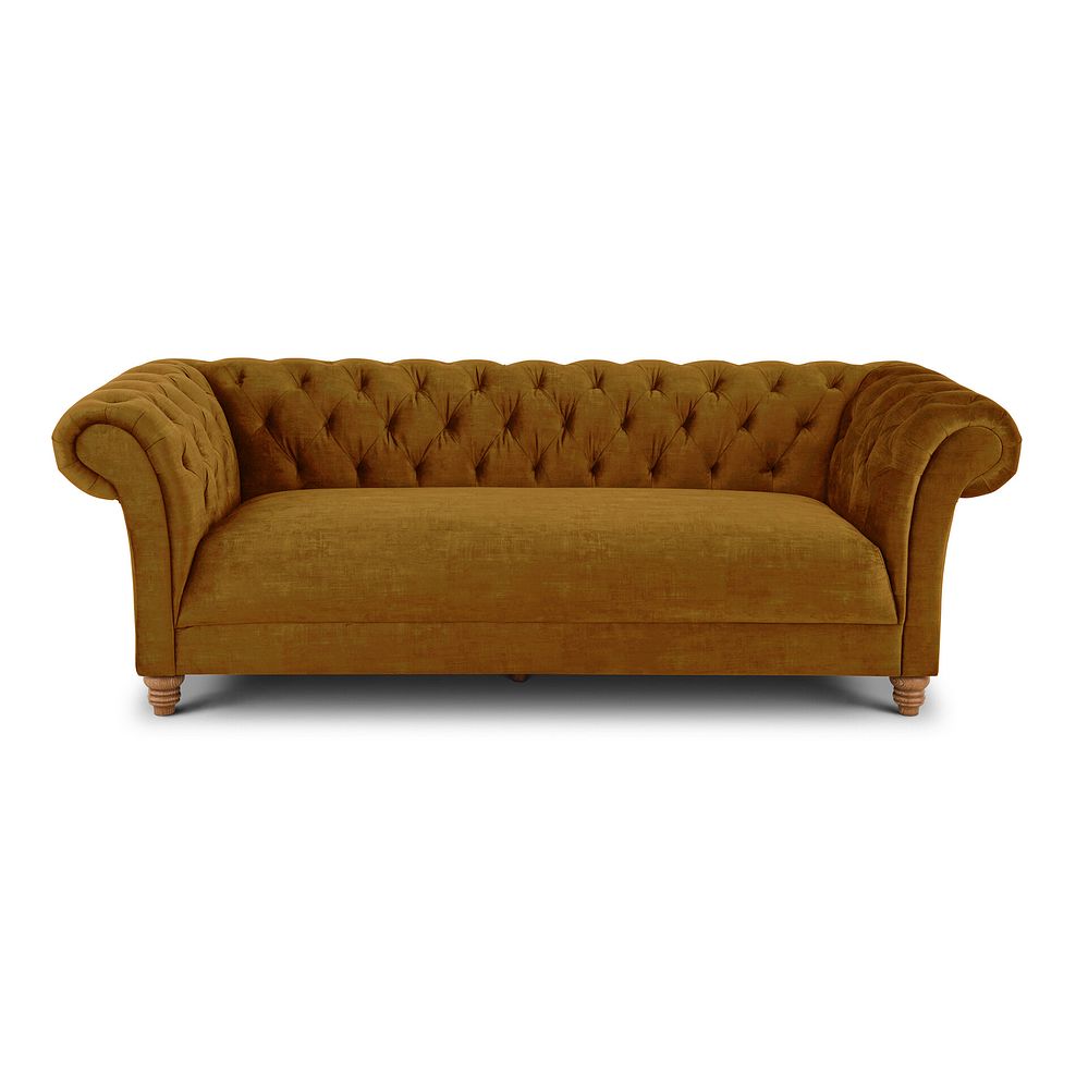 Montgomery 3 Seater Sofa in Saffron Velvet Thumbnail 2