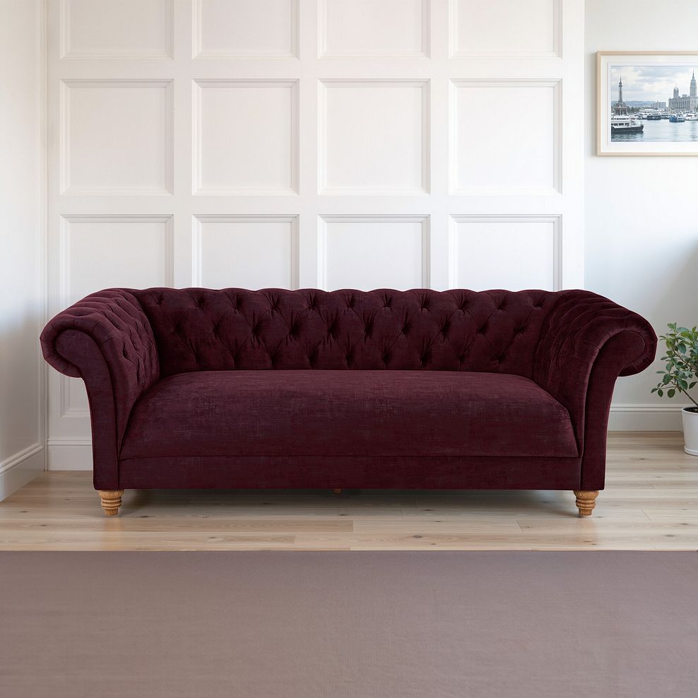 Montgomery 3 Seater Sofa in Shiraz Velvet 1