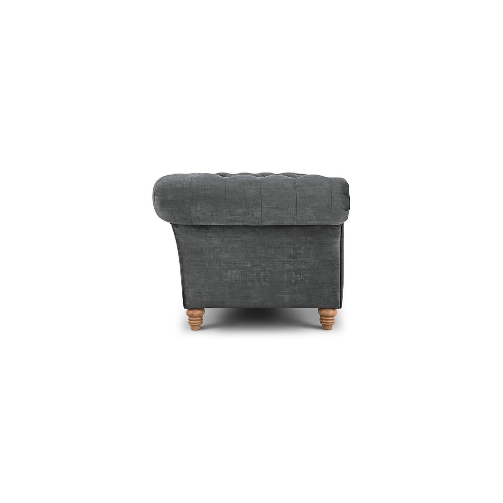 Montgomery 3 Seater Sofa in Steel Velvet 4